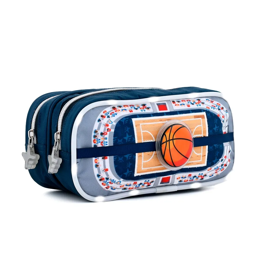 Imagen 1 de 3 de Cartuchera c/luz Basquet Footy-MARINO