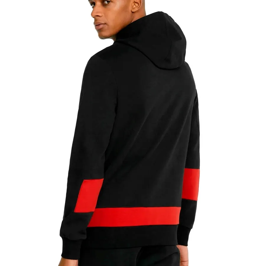 Imagen 5 de 6 de Campera Puma Ferrari Race Hoode Sweat jack-NEGRO/ROJO