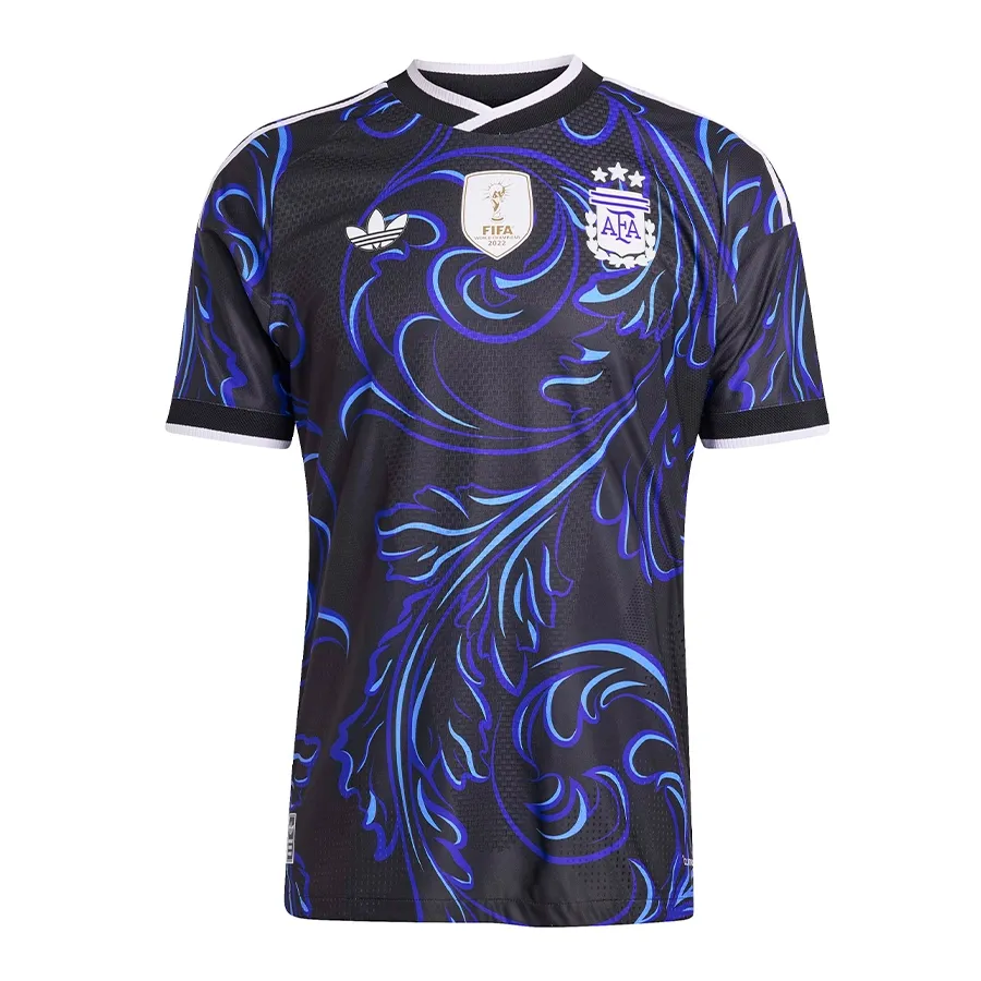 Imagen 2 de 8 de Camiseta adidas originals Alternativa Seleccion Argentina AFA 26-NEGRO/AZUL/CELESTE
