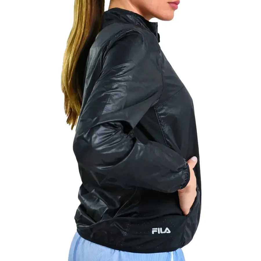 Imagen 1 de 5 de Campera Fila Windbreak Core Run Running-NEGRO
