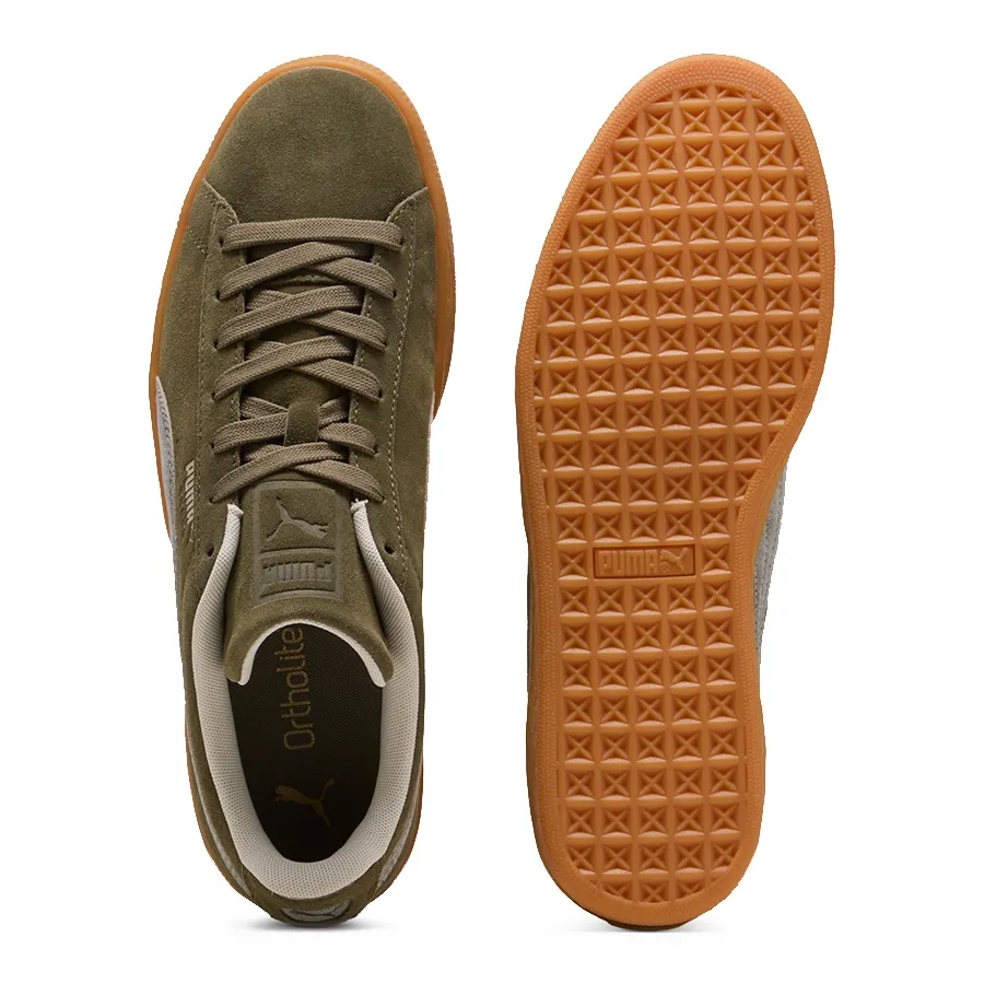 Imagen 3 de 5 de Zapatillas Puma Suede Reward-VERDE/GRIS