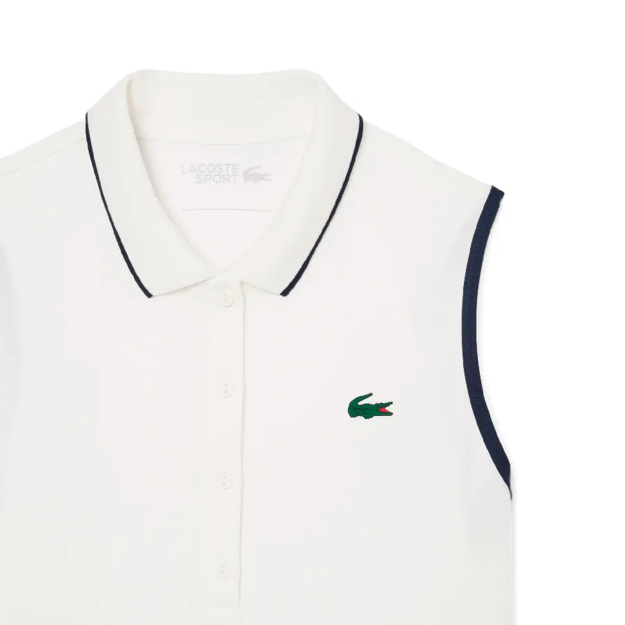 Imagen 3 de 4 de Vestido Lacoste Heritage Ultra Dry-BLANCO/AZUL MARINO