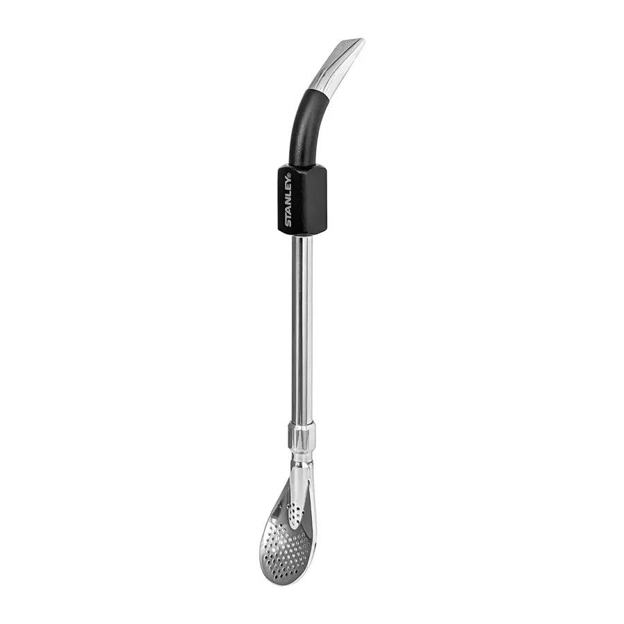 Imagen 1 de 3 de Bombilla Stanley Spoon-PLATA/NEGRO