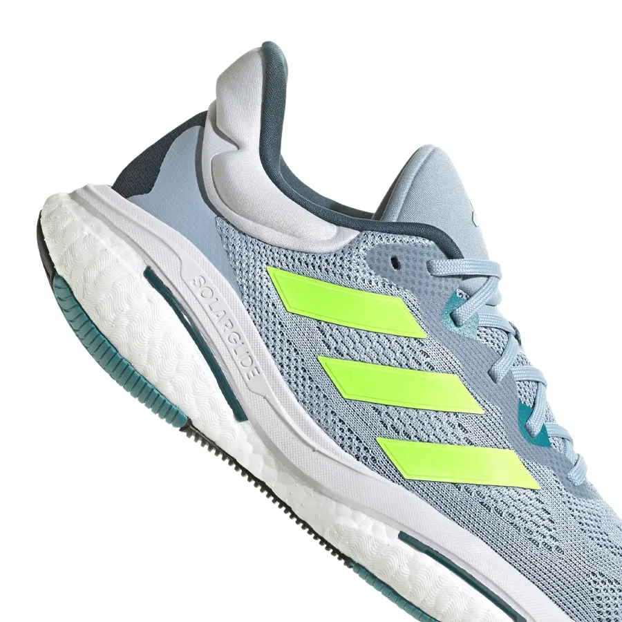 Imagen 6 de 8 de Zapatillas adidas Solarglide 6-CELESTE/AMARILLO FLUOR/PETROLEO
