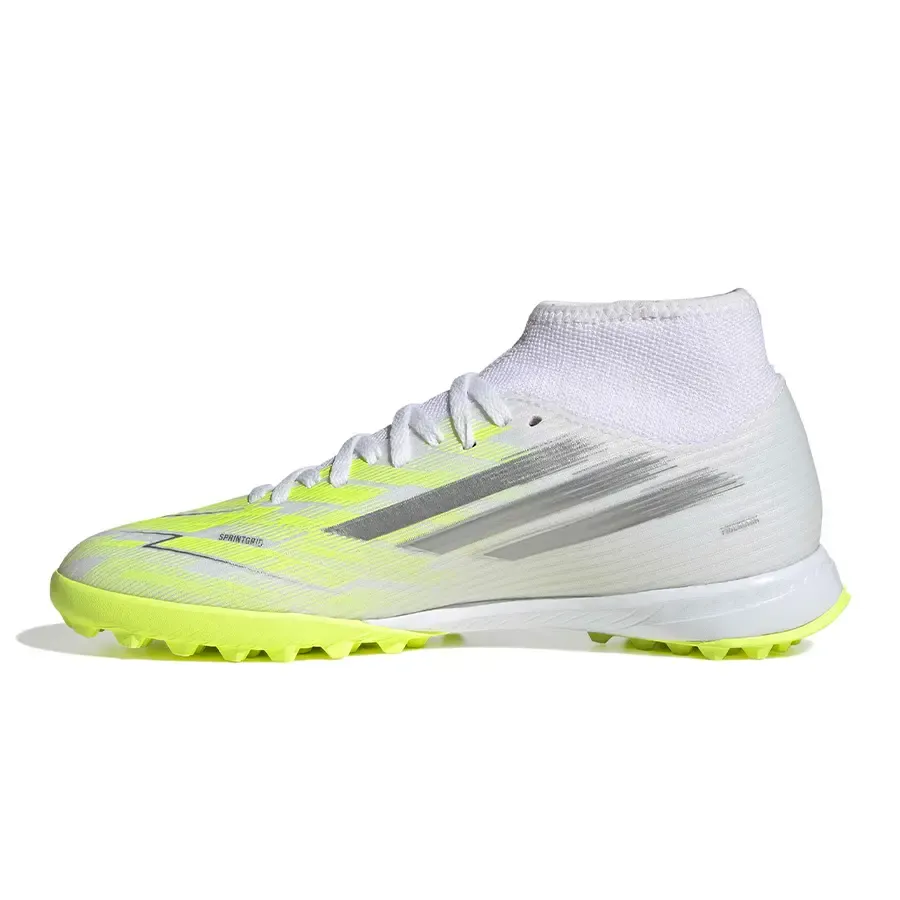 Imagen 2 de 7 de Botines adidas F50 Sparkfusion Club-BLANCO/AMARILLO FLUOR