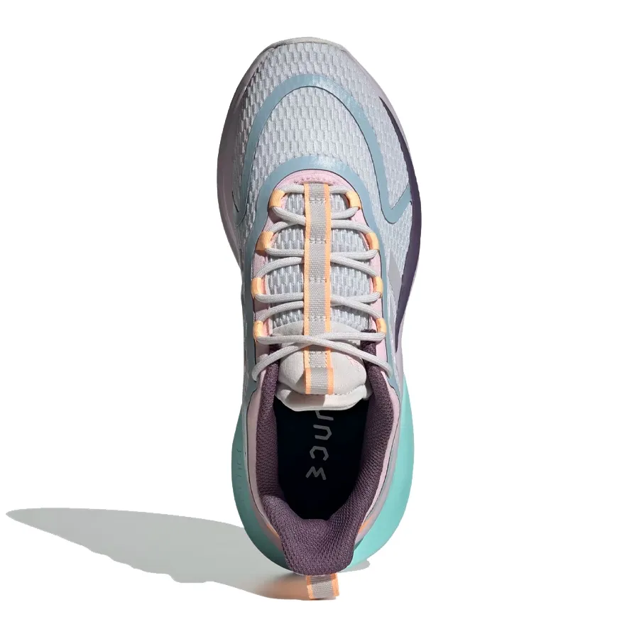 Imagen 4 de 8 de Zapatillas adidas Alphabounce+-LILA/VERDE AGUA/VIOLETA