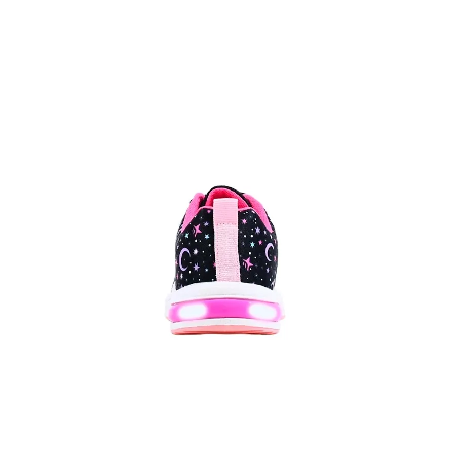 Imagen 3 de 4 de Zapatillas Footy Pop C/Luz Unicornio-NEGRO/ROSA/FUCSIA