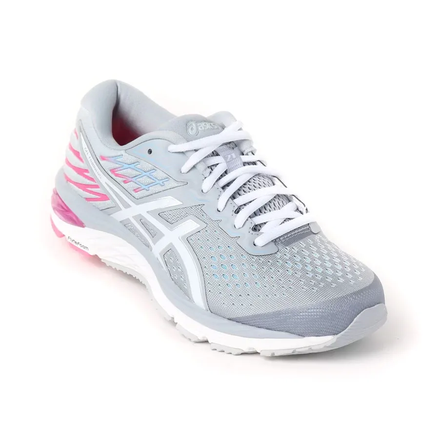 Imagen 0 de 5 de Zapatillas Asics Gel Cumulus 21-GRIS/BLANCO/ROSA