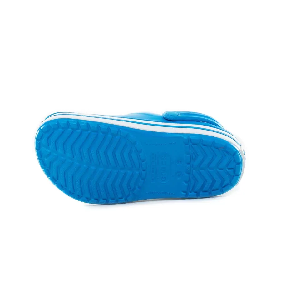 Imagen 2 de 4 de Ojotas Crocs Crocband-CELESTE/BLANCO