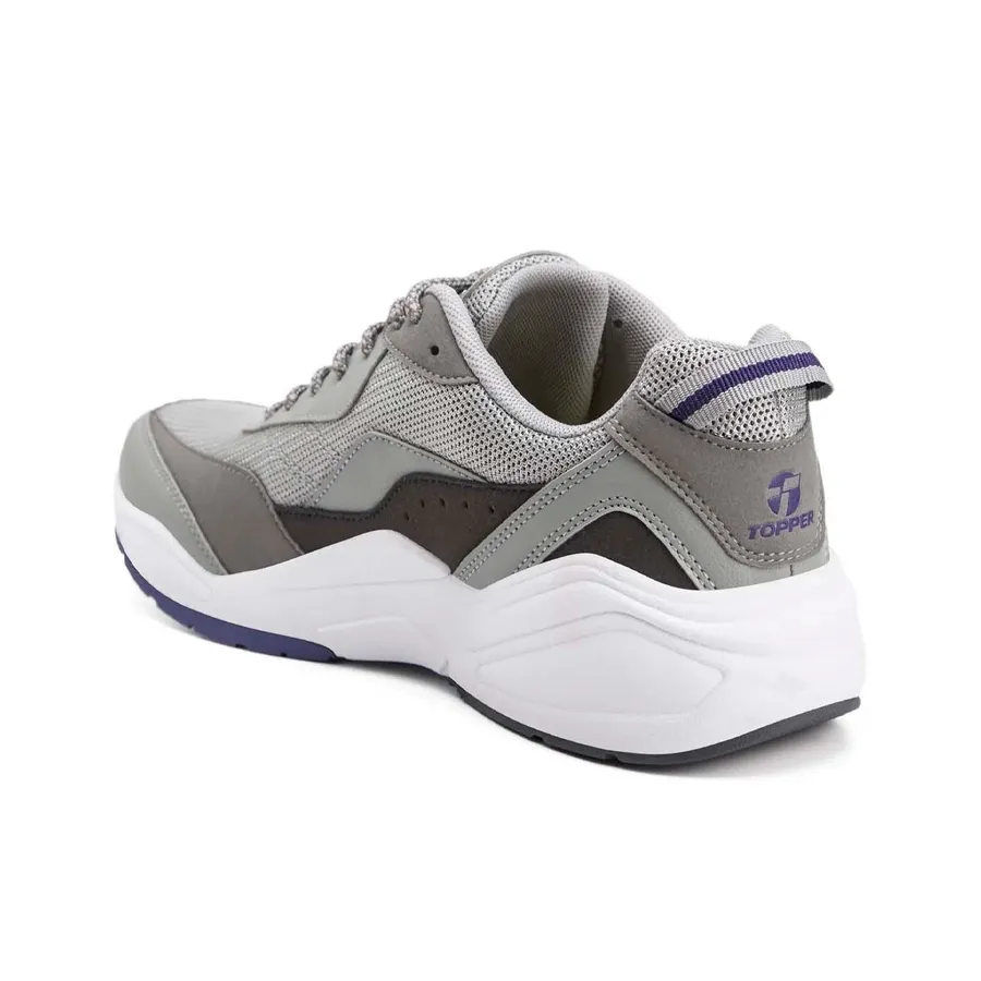 Imagen 2 de 5 de Zapatillas Topper Circus-GRIS/GRAFITO/AMARILLO