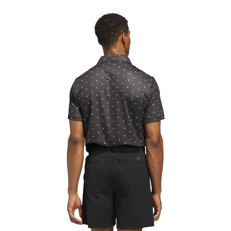 Imagen 1 de 5 de Polo adidas Performance Printed-NEGRO