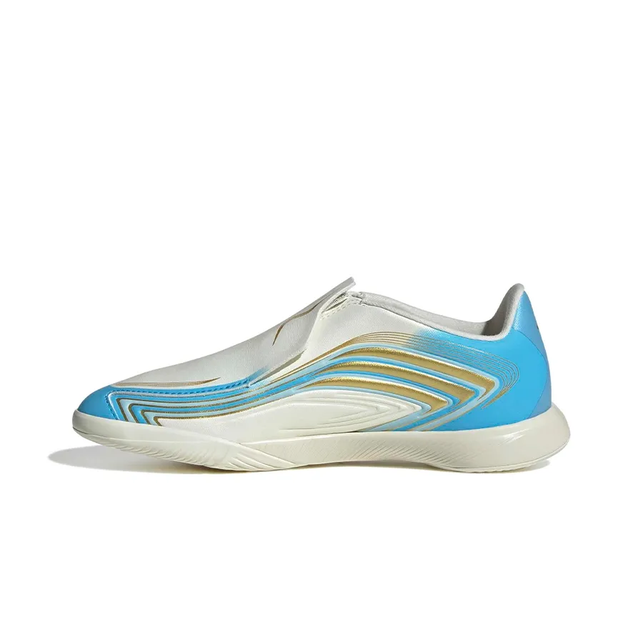 Imagen 2 de 7 de Botines adidas F50 Messi League In-BLANCO/CELESTE/DORADO