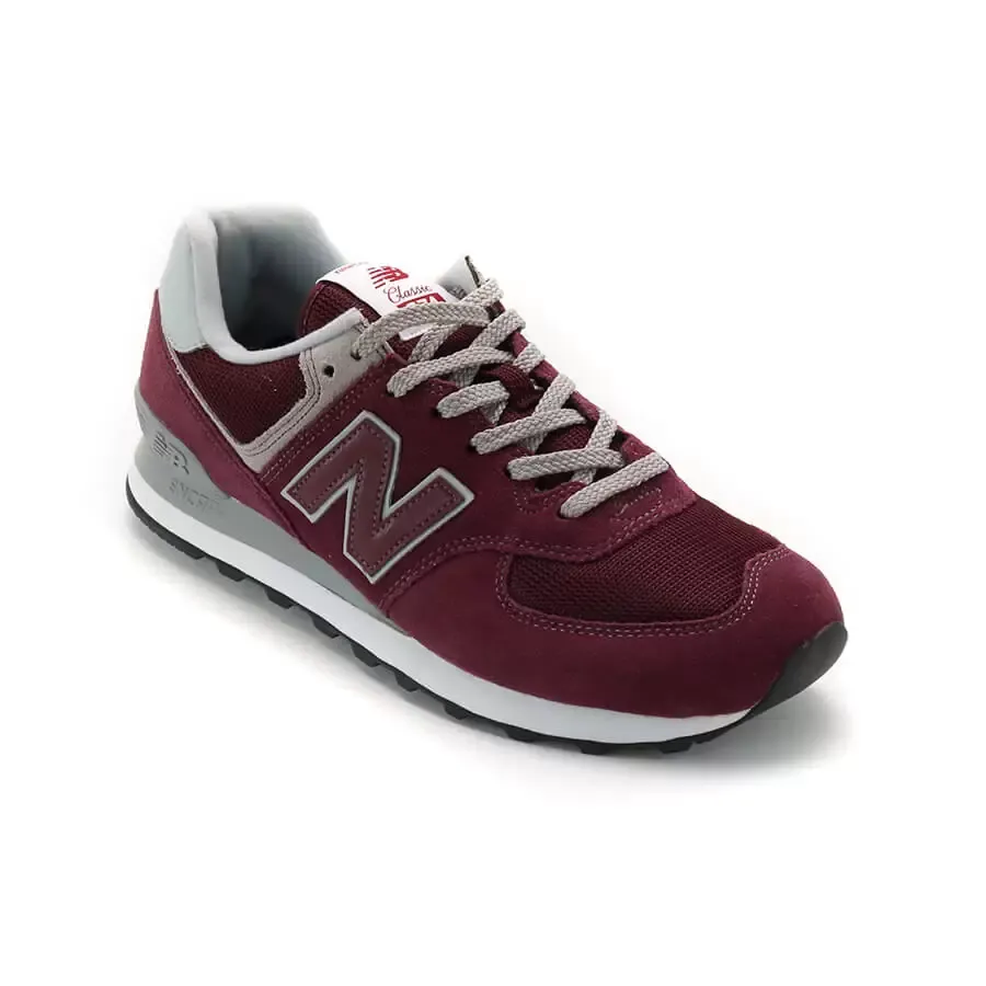 Imagen 0 de 3 de Zapatillas New Balance Ml 574 Egb-BORDO/GRIS