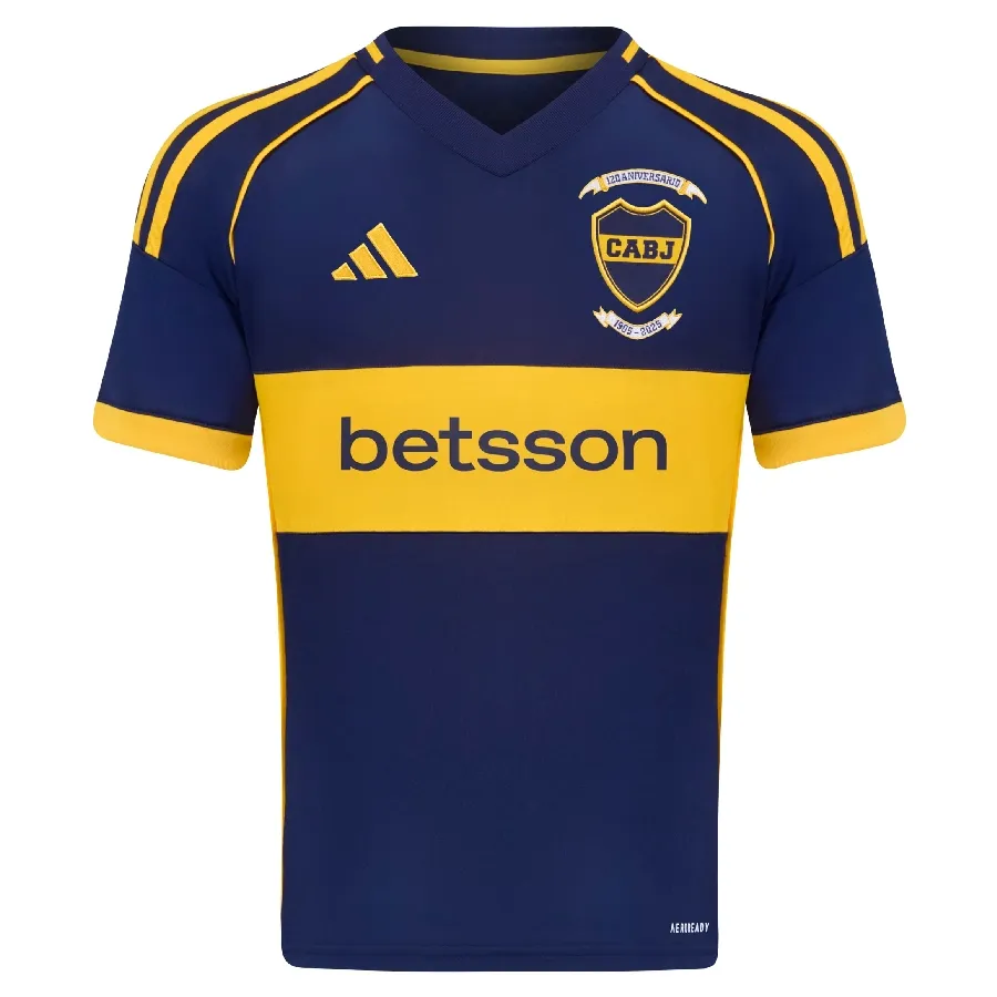 Imagen 0 de 3 de Camiseta adidas Titular Boca Juniors 25/26-AZUL/AMARILLO