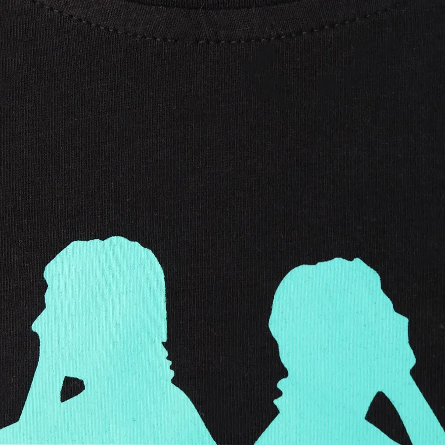 Imagen 3 de 4 de Remera Kappa Authentic Westessi-NEGRO/AQUA