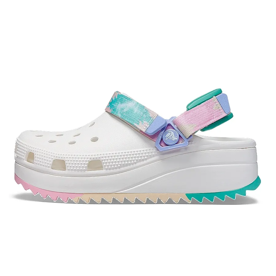 Imagen 1 de 7 de Sandalias Crocs Classic Hiker Clog-BLANCO/VERDE/LILA