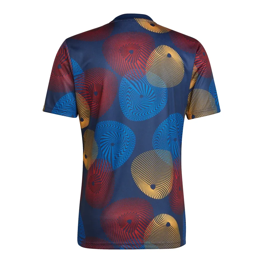 Imagen 1 de 6 de Camiseta adidas Prepartido Selección de España-MARINO/ROJO/AMARILLO