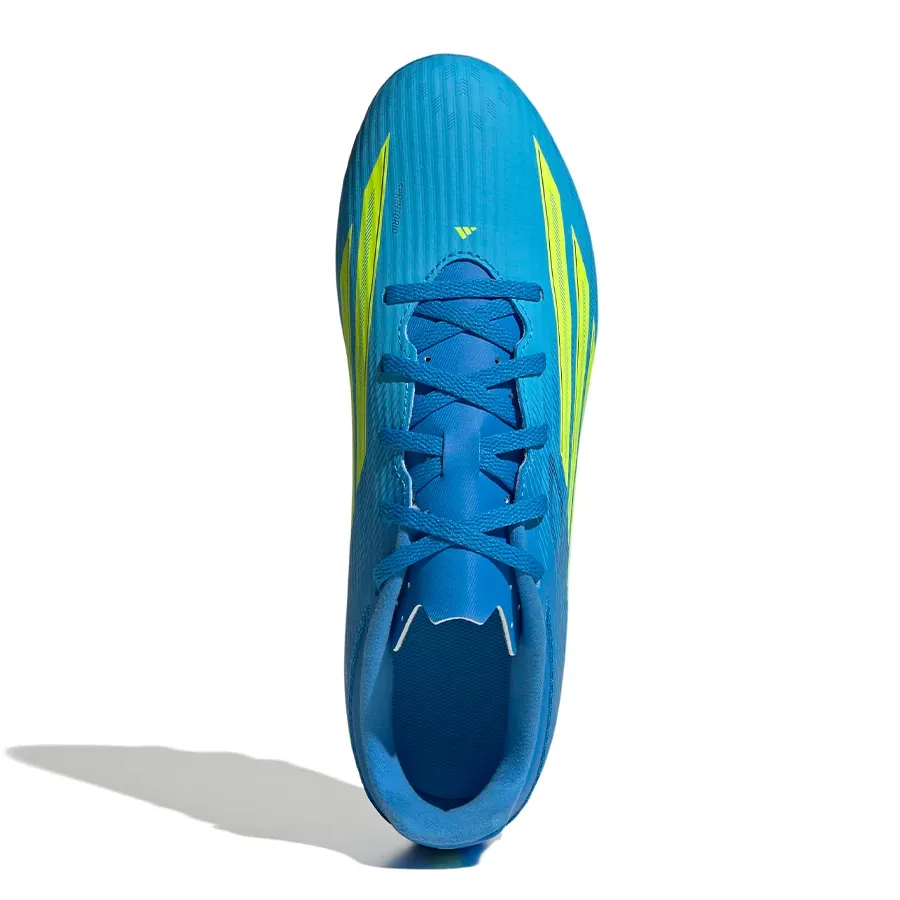 Imagen 3 de 7 de Botines adidas F50 Club Fg-CELESTE/AZUL/AMARILLO FLUOR