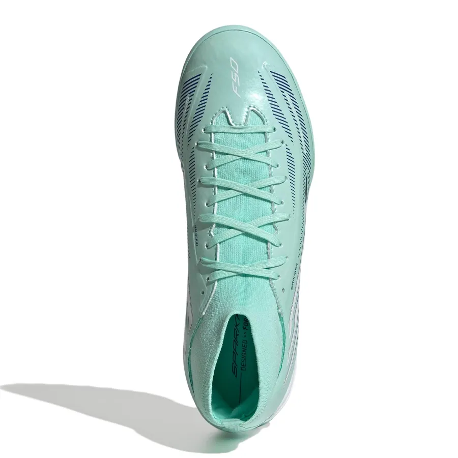 Imagen 3 de 7 de Botines Multitapón adidas Botines F50 Sparkfusion League Tf-TURQUESA/BLANCO