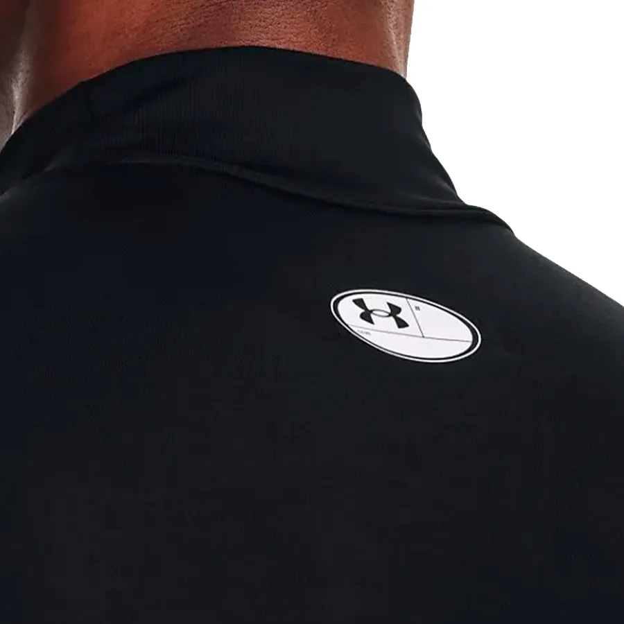 Imagen 4 de 5 de Remera Under Armour manga larga compresión ColdGear-NEGRO