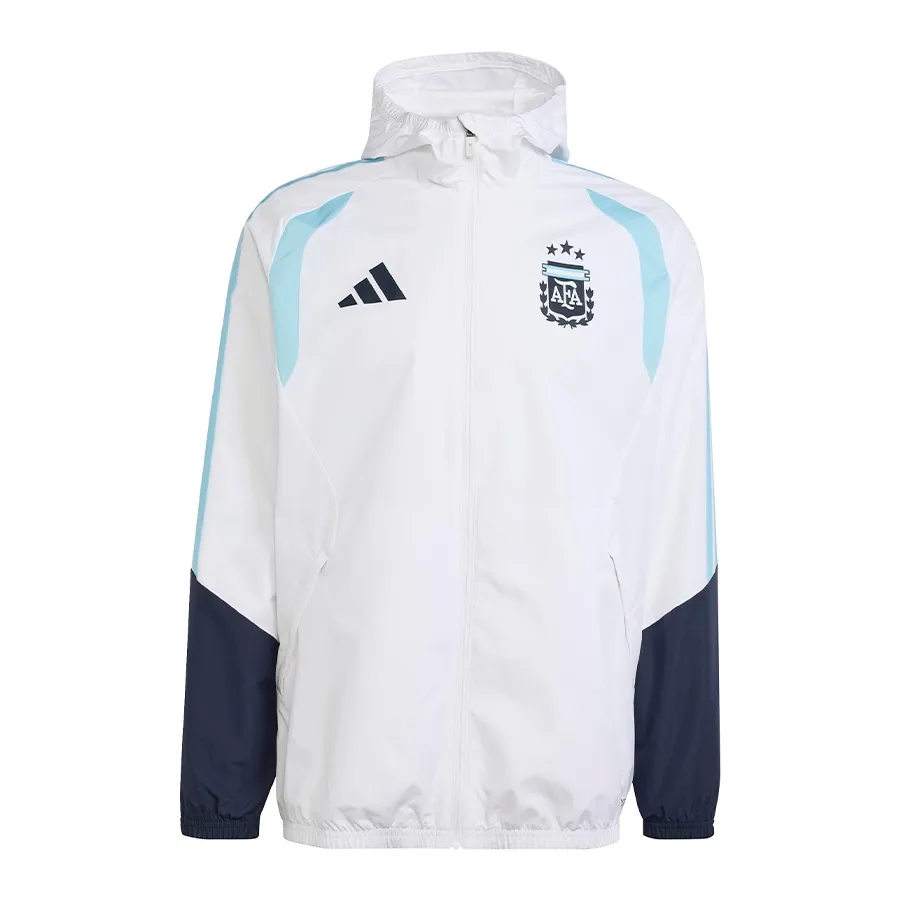 Imagen 2 de 4 de Campera adidas Afa 26 Tiro All Weather-BLANCO/CELESTE