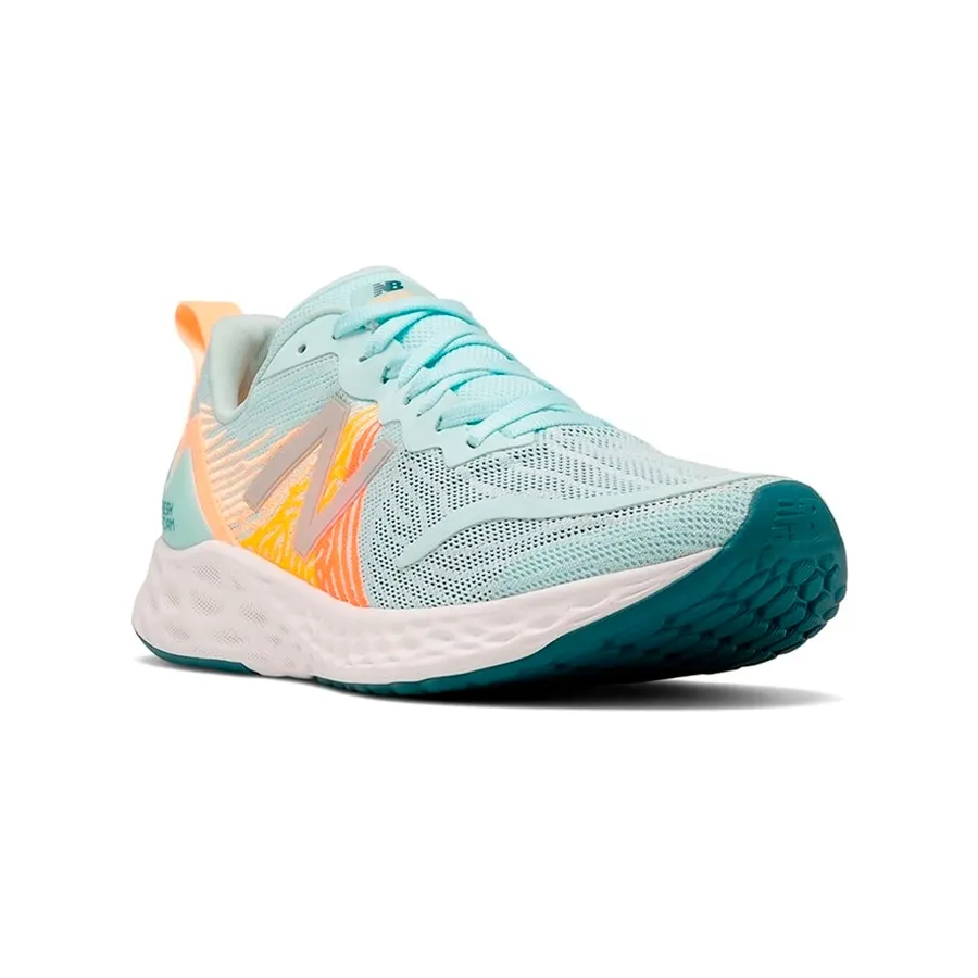 Imagen 2 de 5 de Zapatillas New Balance Fresh Foam Tempo-AQUA/NARANJA/BLANCO