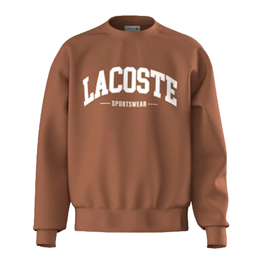 Imagen 2 de 3 de Buzo Lacoste Sweatshirt-CAFE/BLANCO