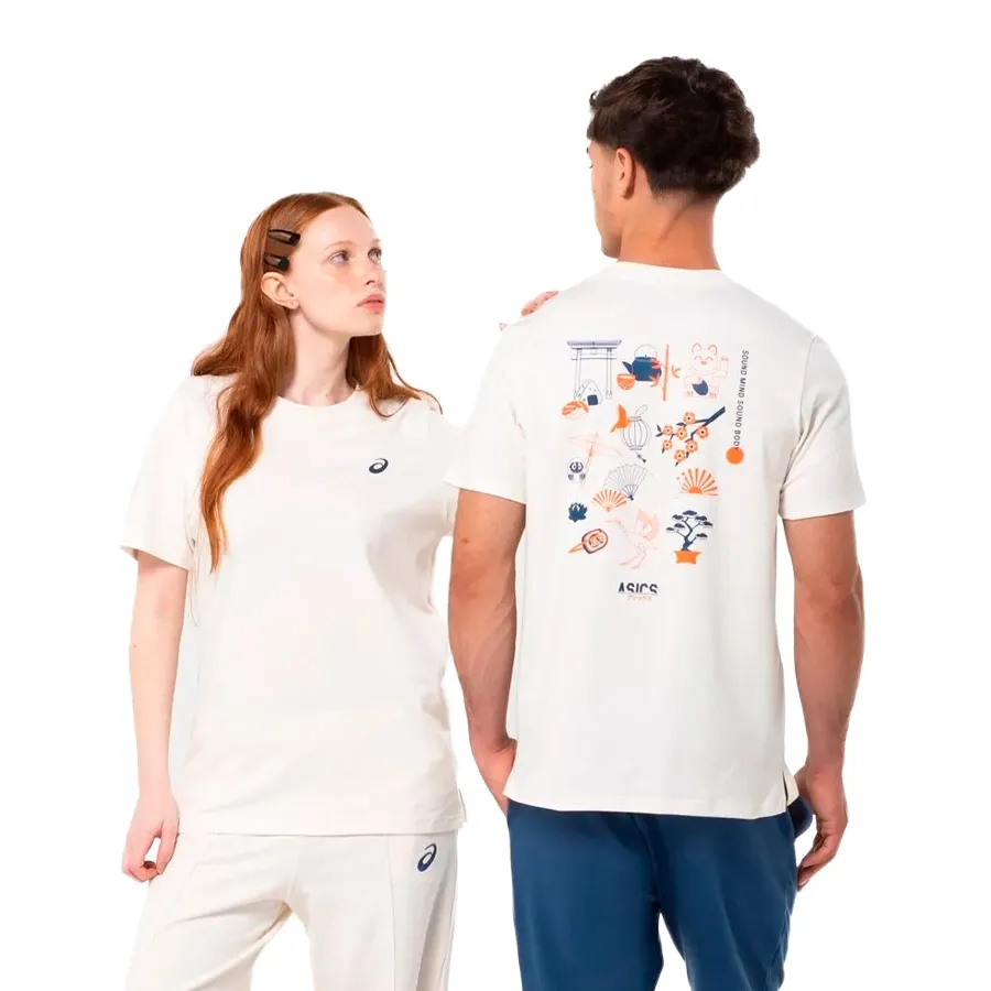 Imagen 2 de 4 de Remera Asics Japanese Topics-BLANCO