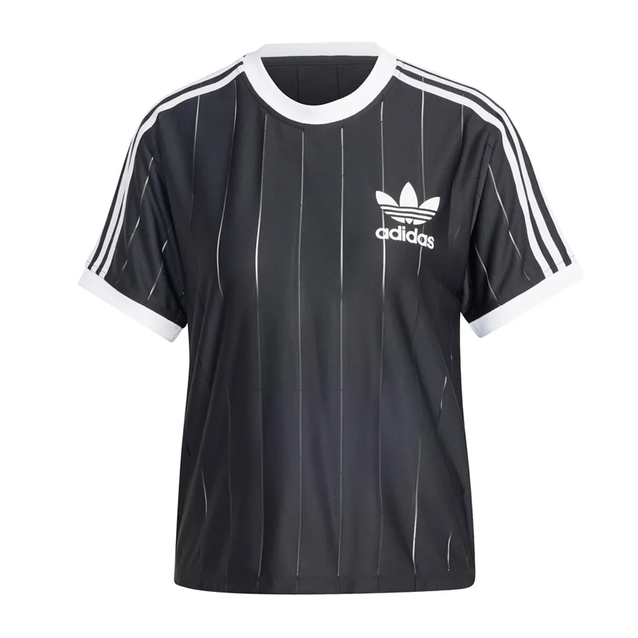 Imagen 4 de 5 de Remera adidas originals Adicolor 3 Tiras Pintadas-NEGRO/BLANCO