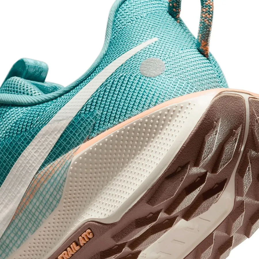 Imagen 6 de 7 de Zapatillas Nike React X Pegasus Trail 5-VERDE AGUA/SALMÓN
