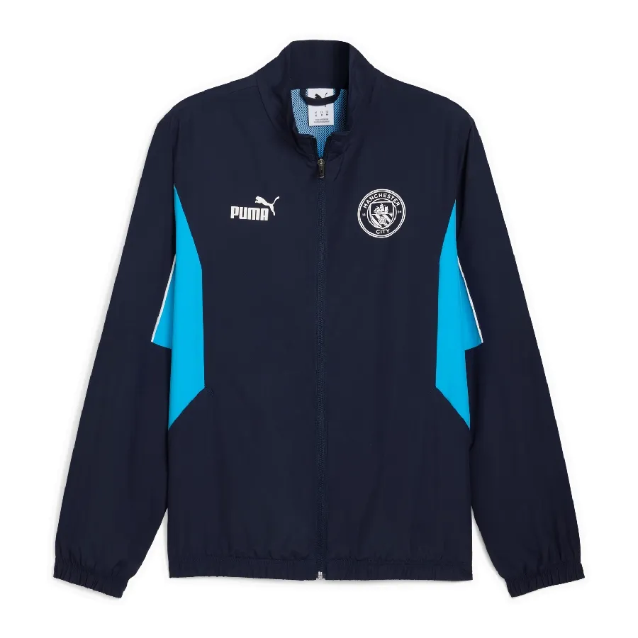 Imagen 1 de 4 de Campera Puma Manchester City ftblARCHIVE-MARINO/CELESTE