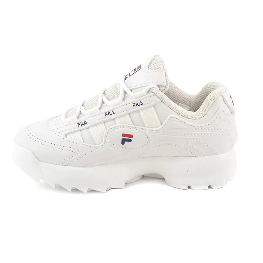Imagen 2 de 4 de Zapatillas Fila D Formation Kids-BLANCO/MARINO/ROJO