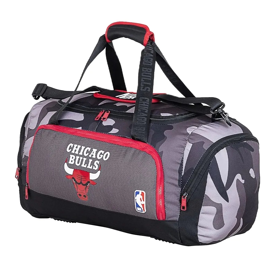 Imagen 0 de 2 de Bolso Nba Bulls-GRIS/NEGRO/ROJO