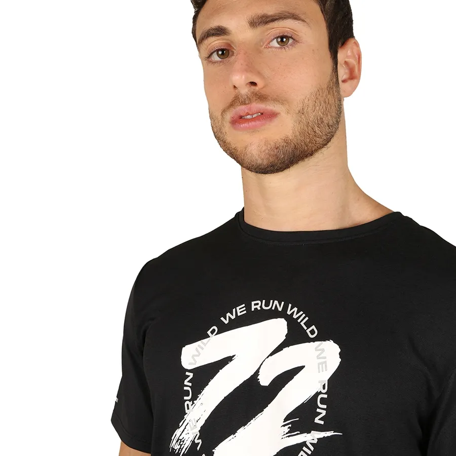 Imagen 2 de 3 de Remera Nike Dri-Fit Miler Wild Run-NEGRO/BLANCO