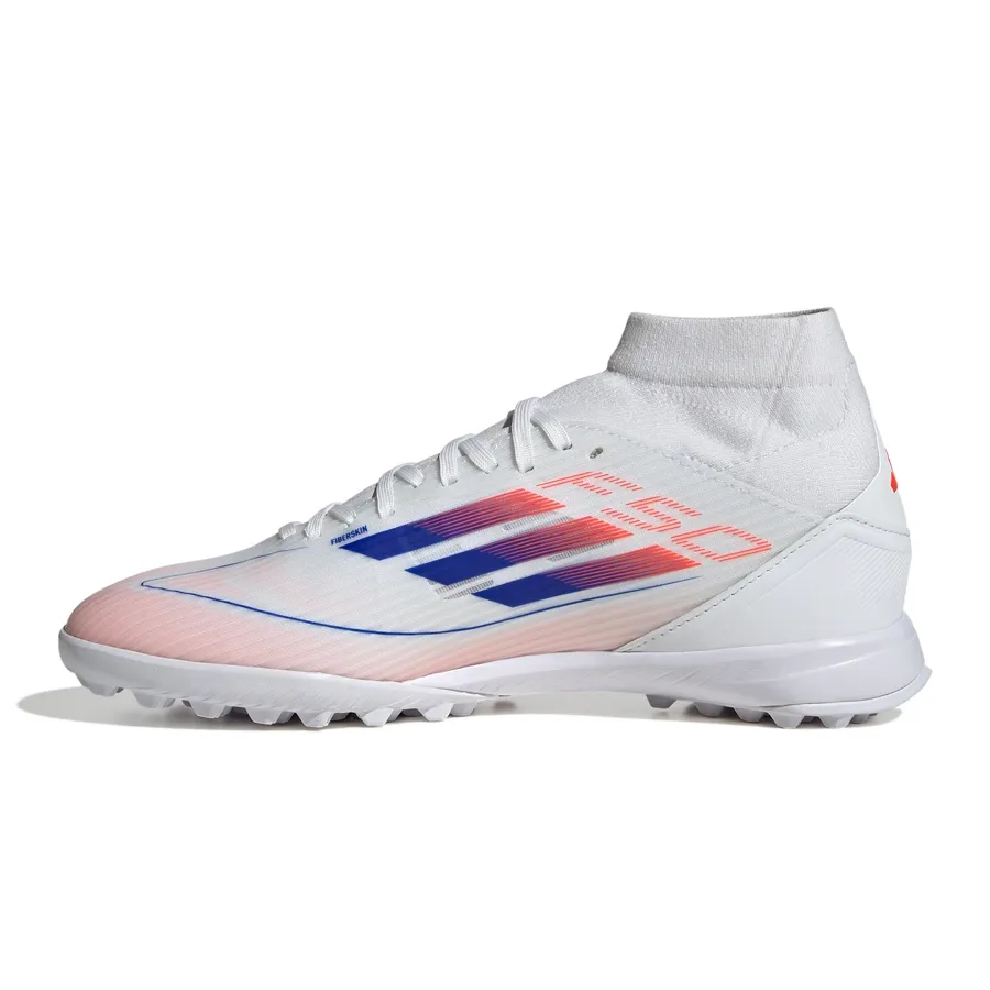 Imagen 2 de 8 de Botines adidas F50 League Mid Tf-BLANCO/AZUL/NARANJA