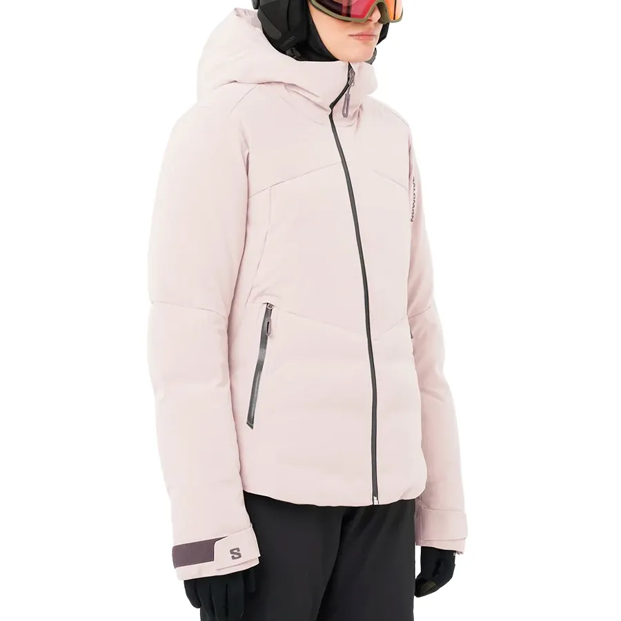 Imagen 2 de 10 de Campera Salomon Alpenflow Down-BEIGE