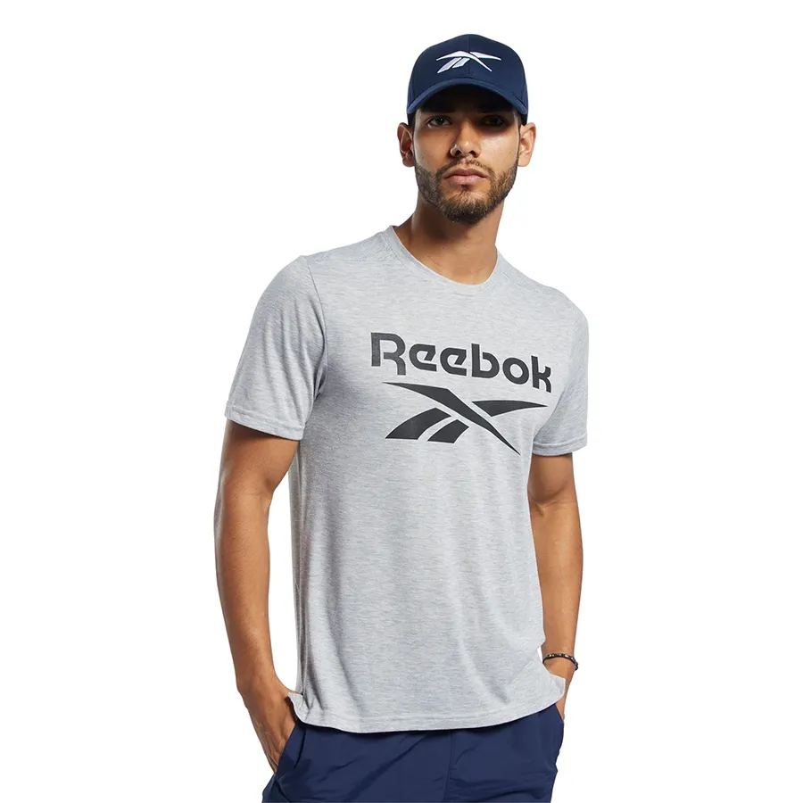 Imagen 2 de 5 de Remera Reebok Wor Sup Short Sleeve Graphic-GRIS