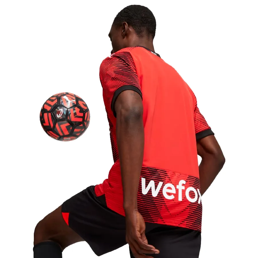 Imagen 2 de 5 de Camiseta Puma Jersey AC Milan Réplica Home-ROJO/NEGRO