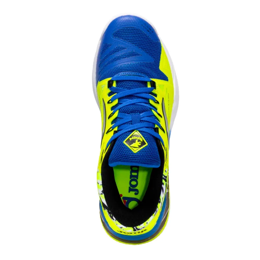 Imagen 2 de 5 de Zapatillas Joma Spin S2509-AMARILLO FLUOR/AZUL