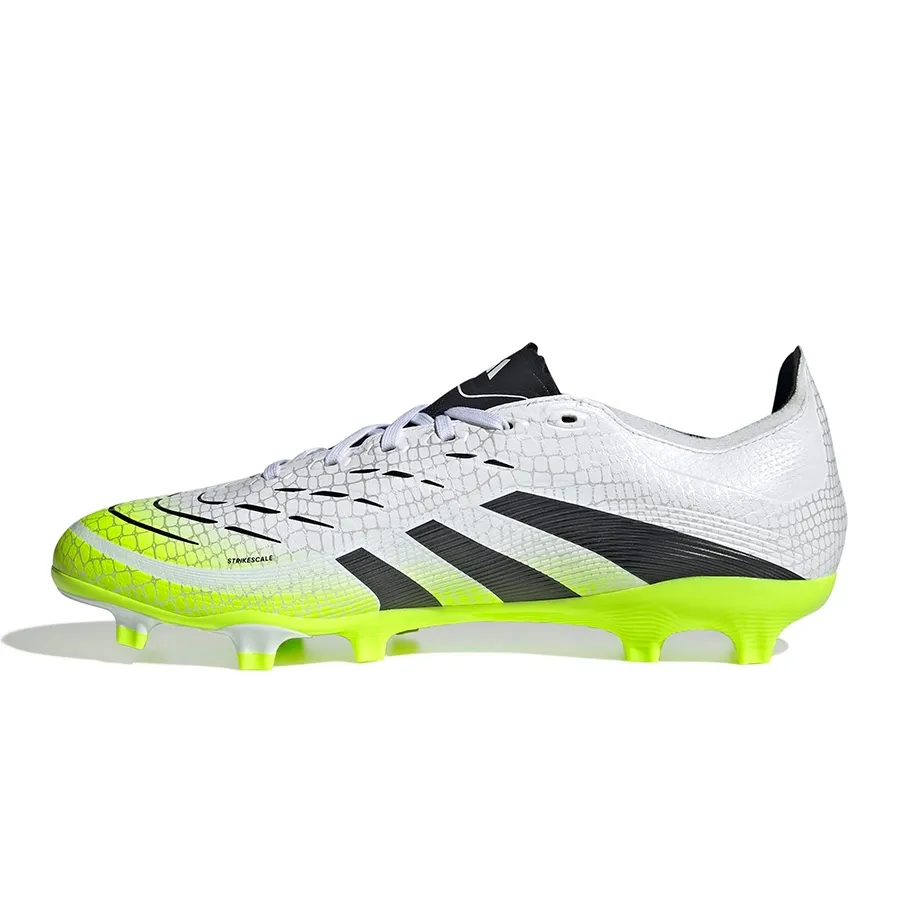 Imagen 2 de 7 de Botines adidas Predator League Fg-BLANCO/NEGRO/VERDE FLUOR