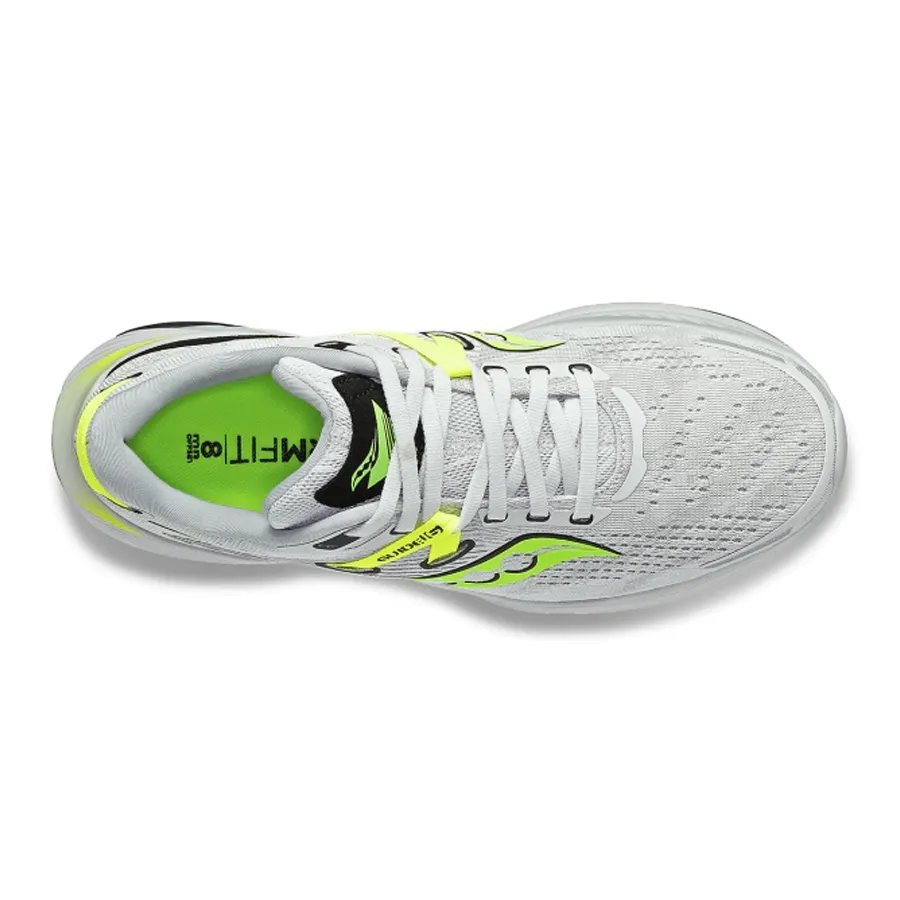 Imagen 2 de 4 de Zapatillas Saucony Guide 16-GRIS/AMARILLO FLUOR