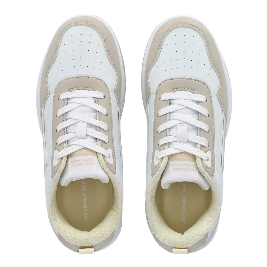 Imagen 3 de 6 de Zapatillas Atomik Skate Fackie-X-CRUDO/BLANCO