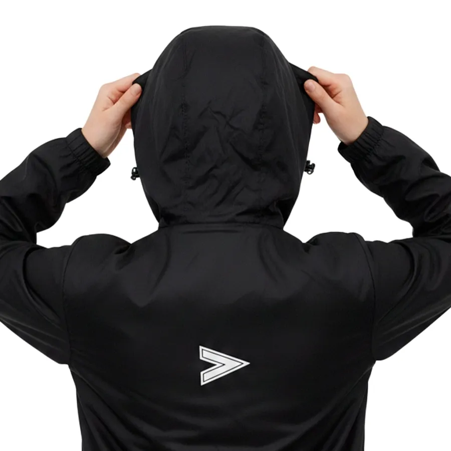 Imagen 3 de 5 de Campera Mitre Rompeviento Dama-NEGRO/BLANCO