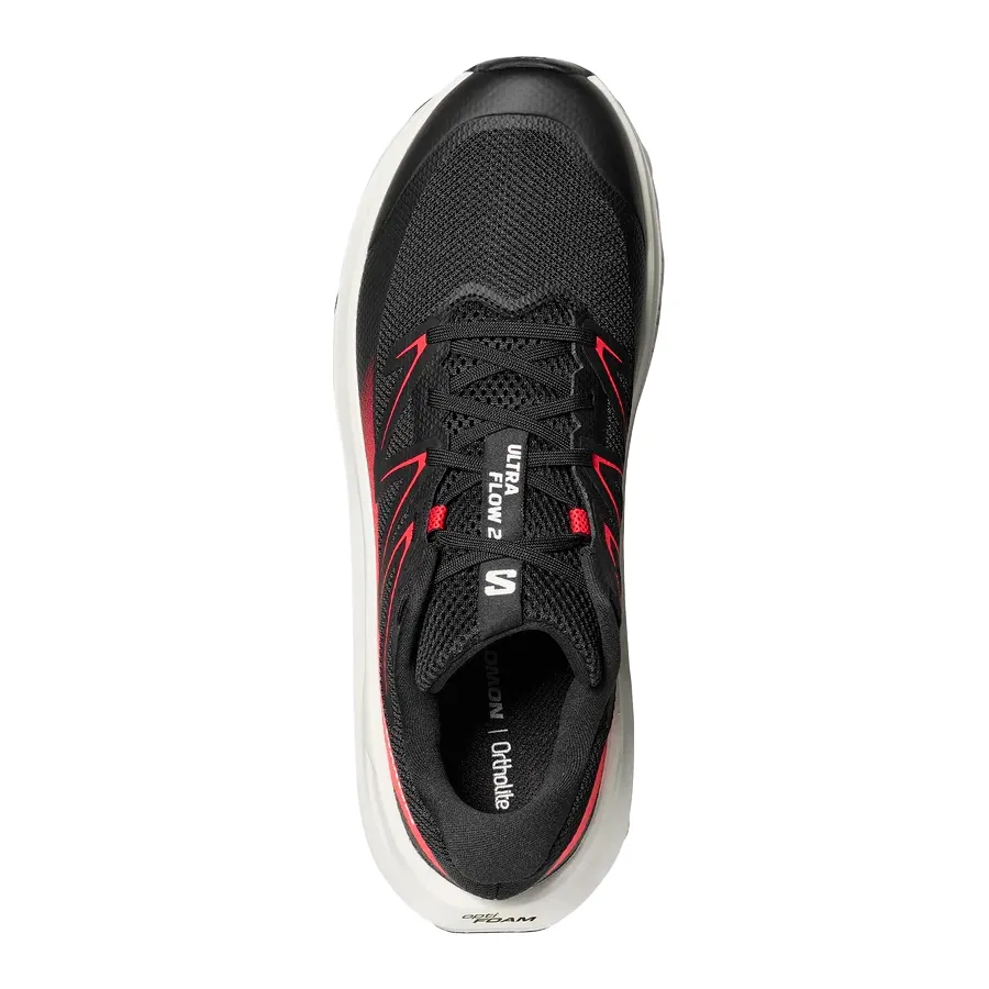 Imagen 3 de 6 de Zapatillas Salomon Ultra Flow 2-NEGRO/GRAFITO/ROJO