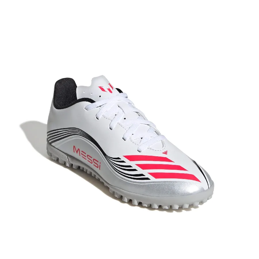 Imagen 1 de 7 de Botines adidas F50 Messi Club Tf-BLANCO/ROJO/PLATA