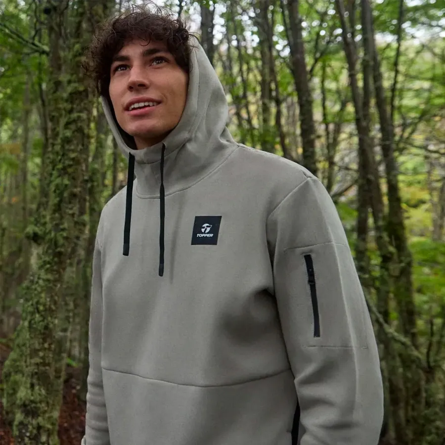 Imagen 2 de 4 de Buzo Topper Tech Fleece-VERDE