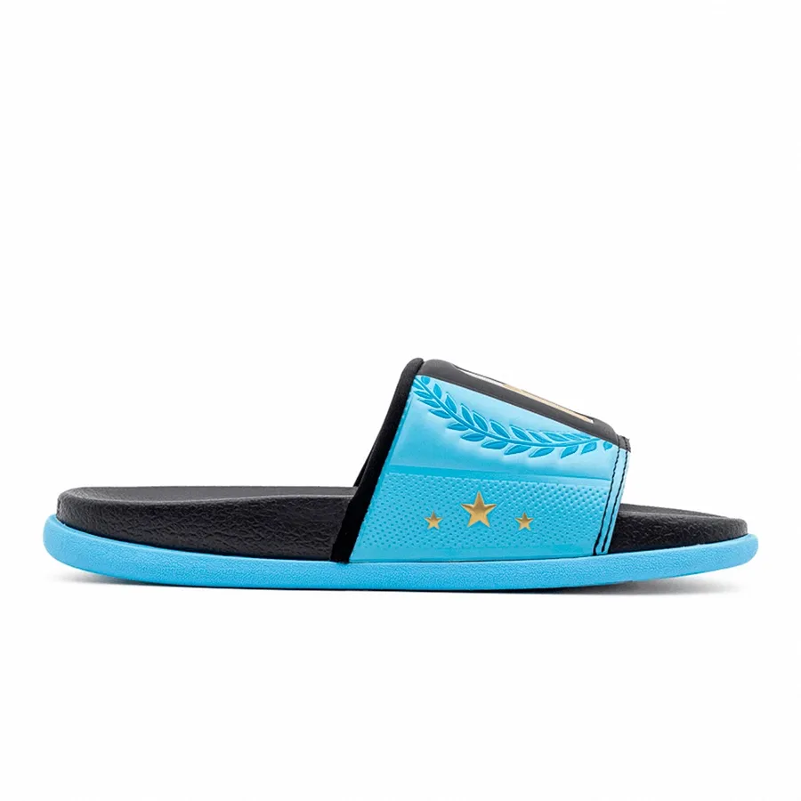 Imagen 1 de 4 de Ojotas Bagunza Arg10 Cuerpo Técnico-NEGRO/CELESTE