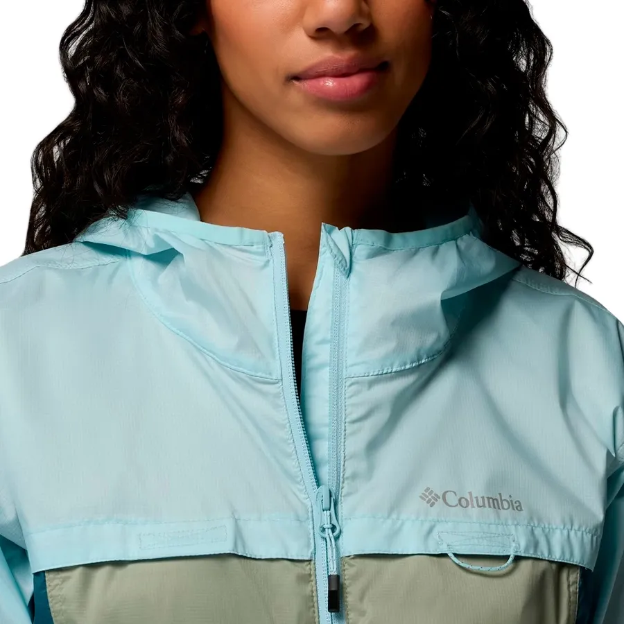 Imagen 4 de 8 de Campera Columbia Crested Canyon-VERDE SECO/CELESTE/AZUL