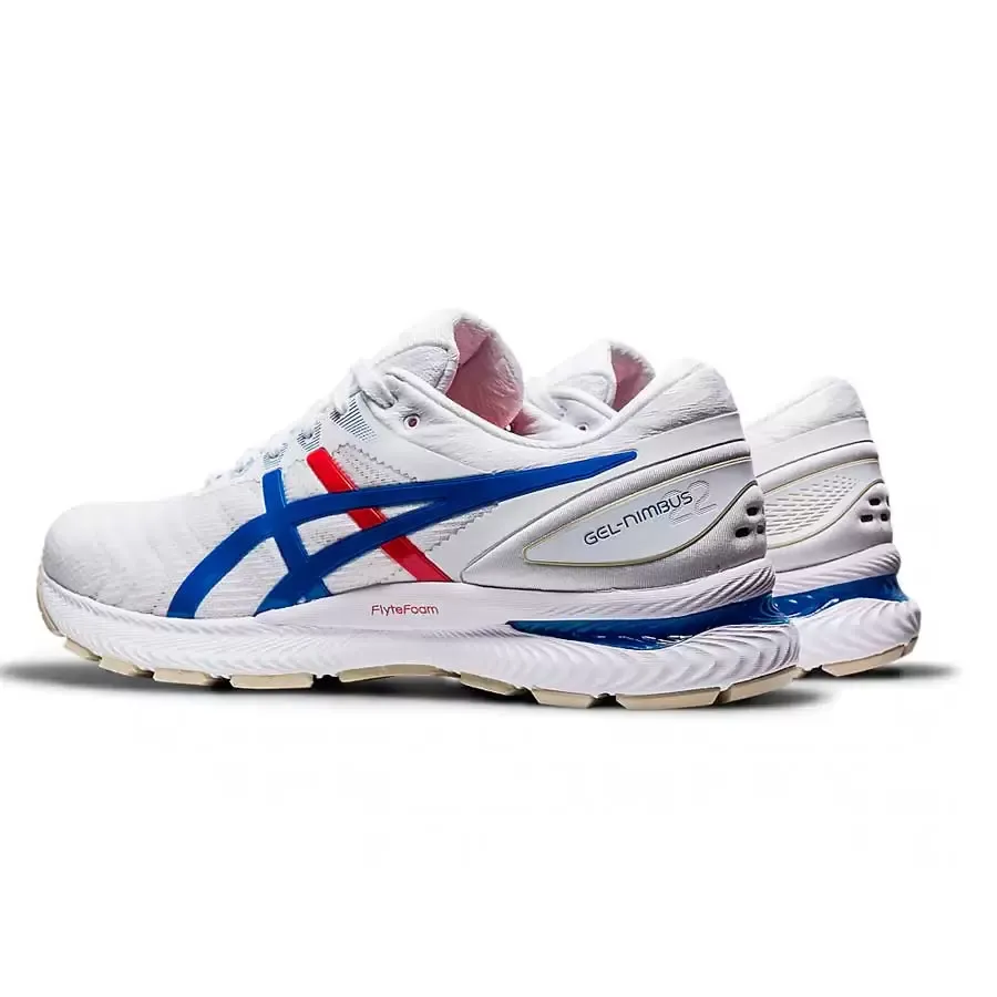 Imagen 1 de 5 de Zapatillas Asics Gel Nimbus 22 Retro  W-BLANCO/AZUL/ROJO