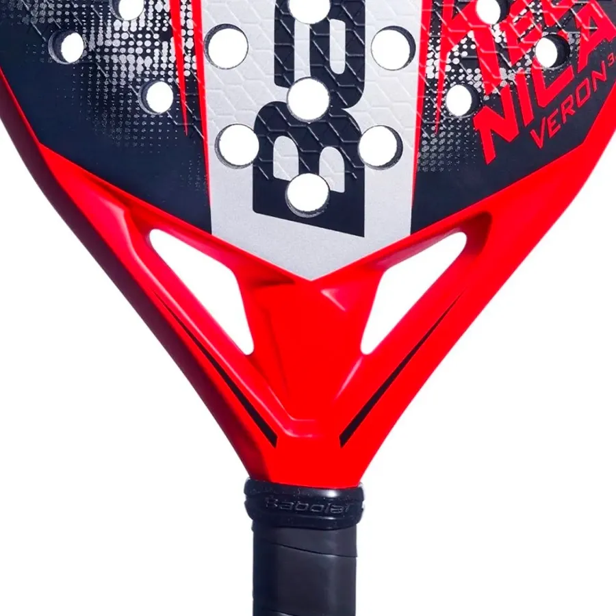 Imagen 3 de 5 de Paleta Babolat Technical Veron-MARINO/ROJO/BLANCO